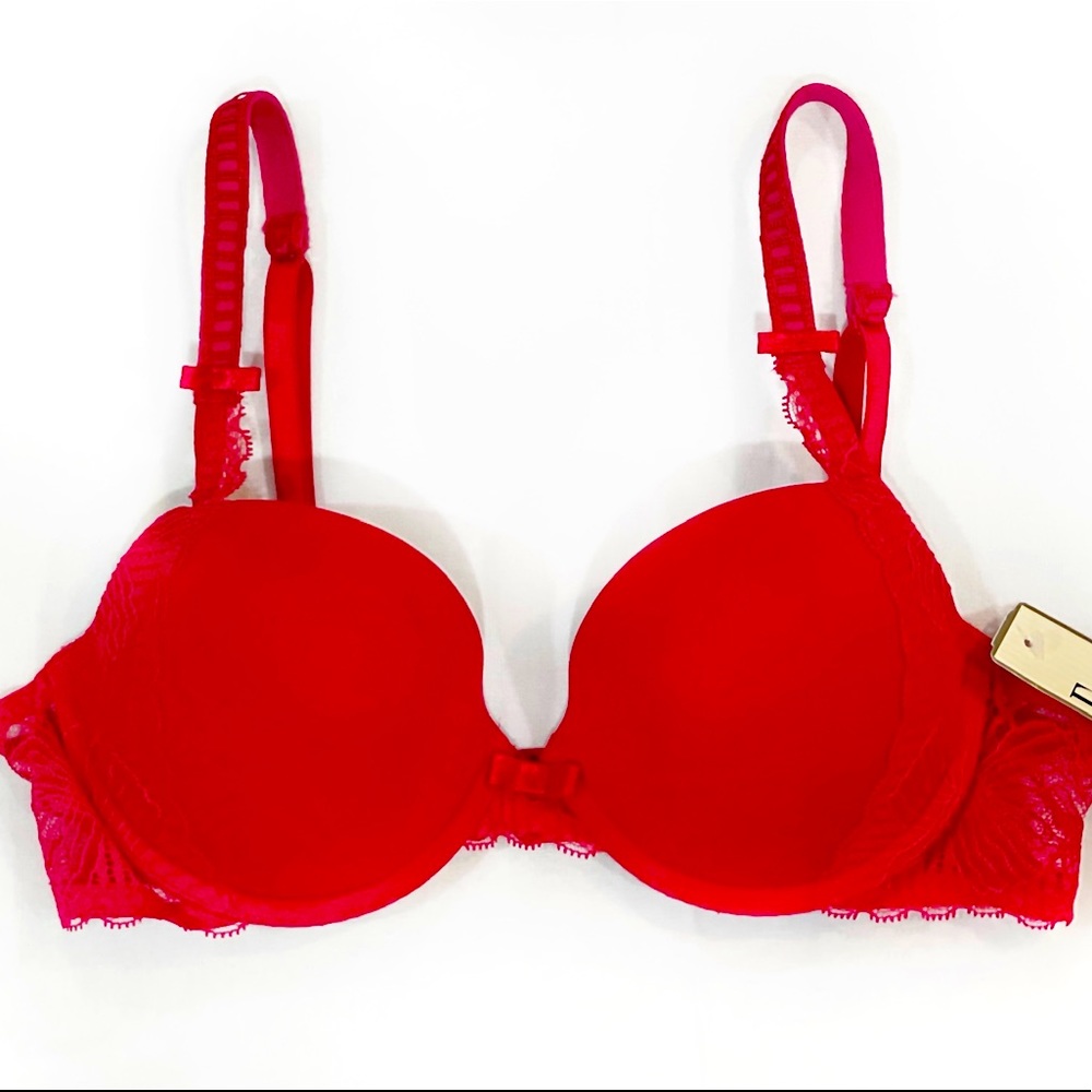 Felina Red Lacey Bra 34B